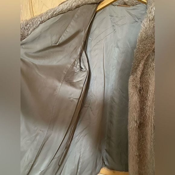 Genuine vintage mink fur coat 1960s real fur jacket rare - Picture 4 of 9